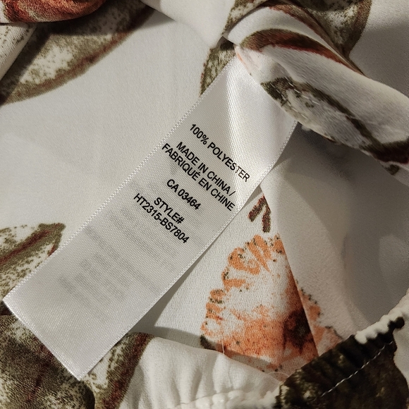 RICKI'S Small White Fall Autumn blouse - Picture 3 of 8